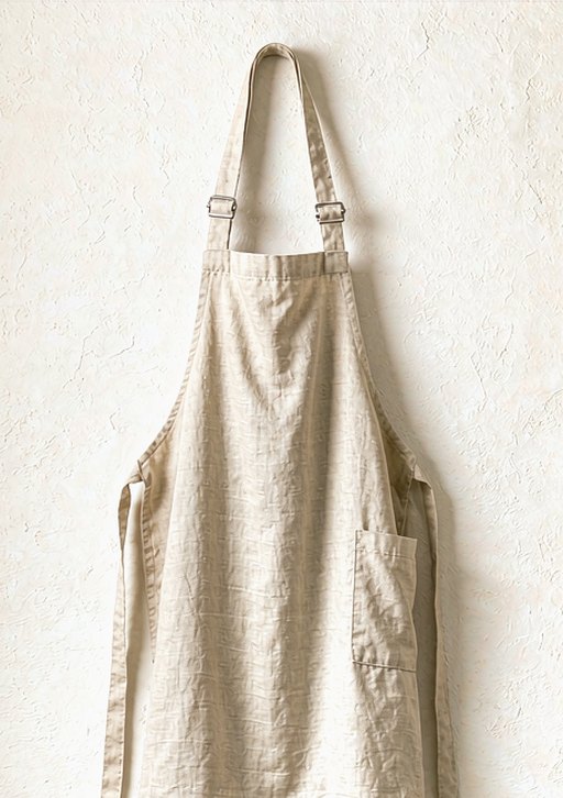 Linen Apron in Sand